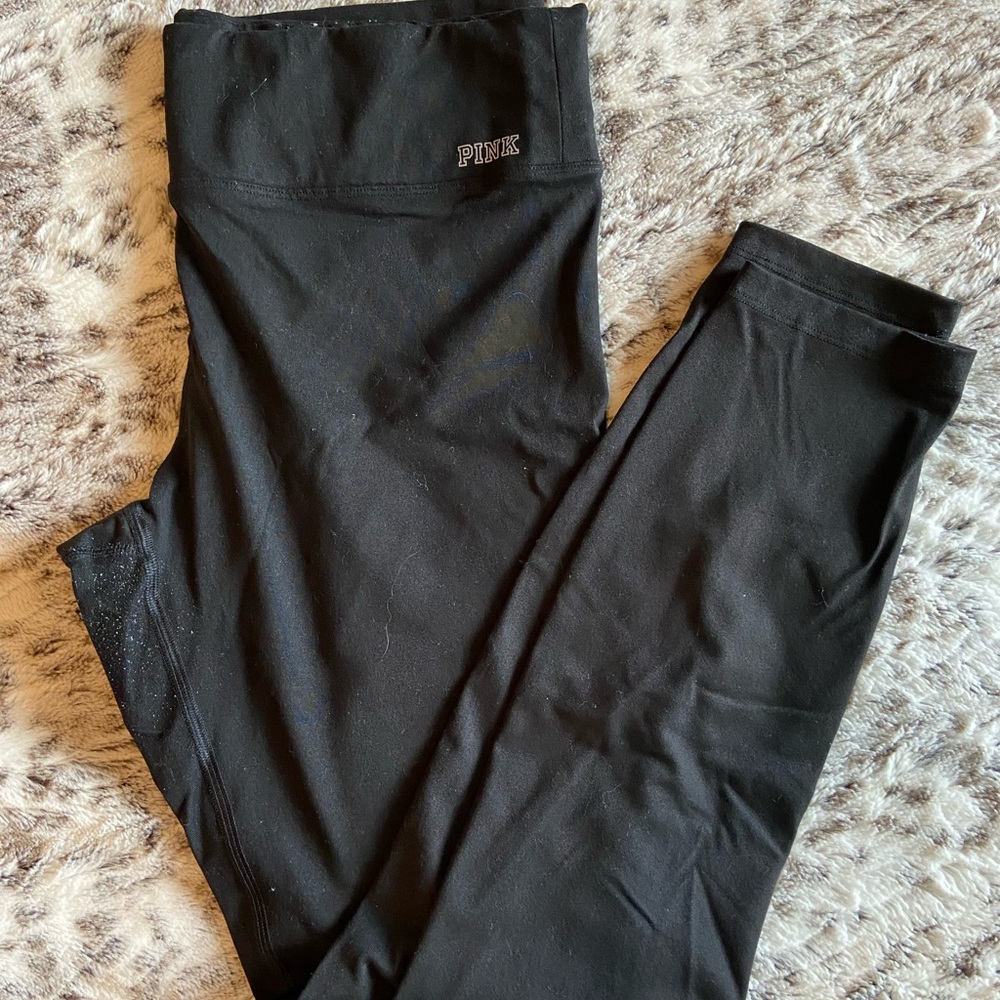 SOLD❌❌Victoria’s Secret PINK Ultimate Leggings 🖤 - Picture 1 of 3
